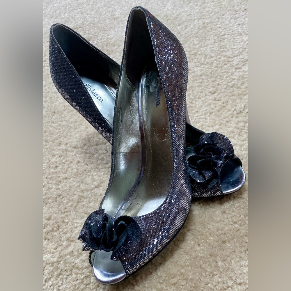 Style&co elegant evening shoes. Open toe. Size 9m